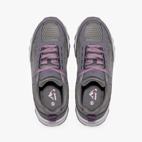 Women's Lightweight Breathable Mesh Hiking Shoes - DARK GREY - 7